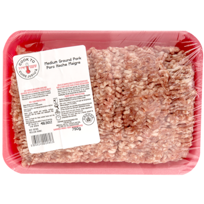 Le Choix du Boucher Porc haché moyen 750 g, 1,47 $/100g