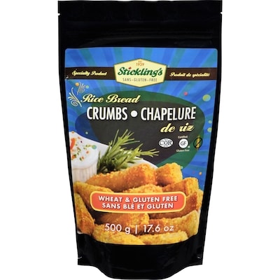 Sticklings Gluten Free Rice Bread Crumbs 500 g, $1.90/100g