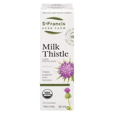 St Francis Herb Farm Milk Thistle 50 ml, $30.98/100ml