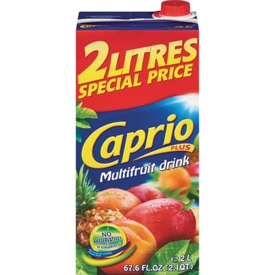 Tymbark Caprio Multifruit 2 l, $0.22/100ml