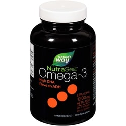 Omega 3 High DHA Liquid Gels 60 count, Fresh Mint
