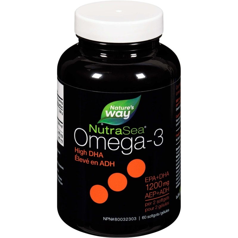 Omega 3 High DHA Liquid Gels 60 count, Fresh Mint