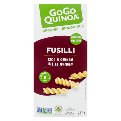 Pâtes Fusilli au riz et quinoa