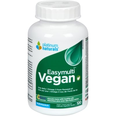 Platinum Naturals Vitavegan de Platinum Naturals 120 ea, 0,52 $/1ch
