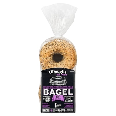 O’Dough’s Bagels minces aux graines de lin, grains ronds et entiers 300 g, 2,16 $/100g