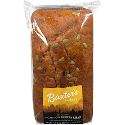 Baxter Pumpkin Pepita Loaf 575 g, $1.39/100g