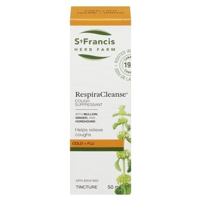 St Francis Herb Farm Respiracleanse 50 ml, $45.98/100ml