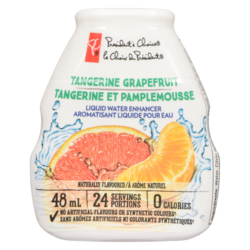 le Choix du Président Tangerine et Pamplemouse Aromatisant Liquide Pour Eau  - 48 ml