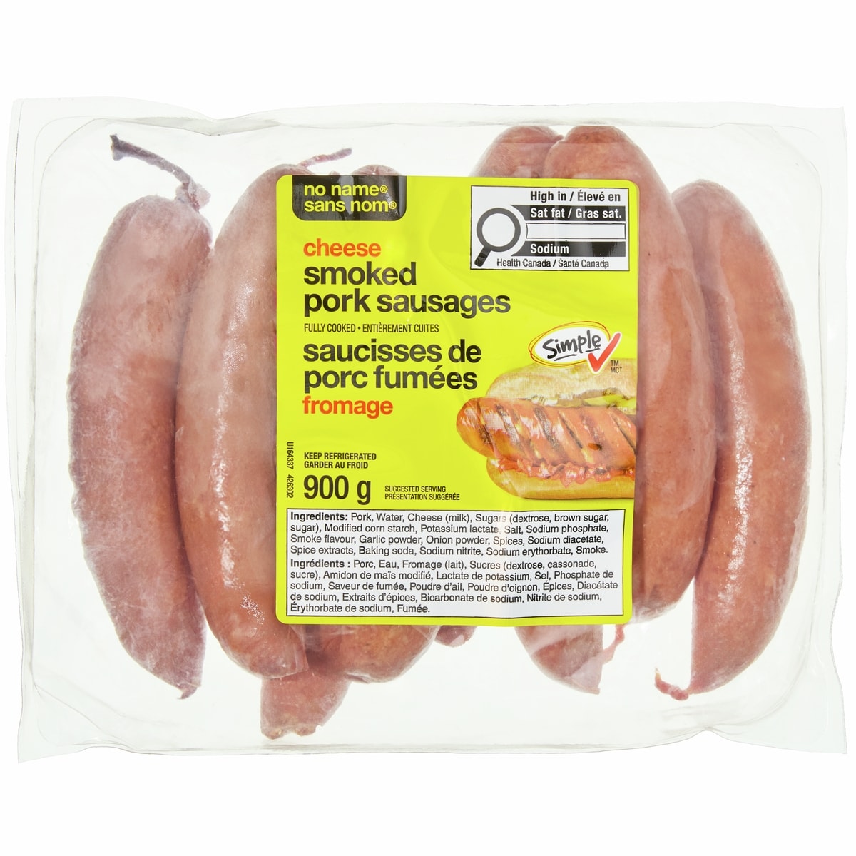 No Name Smoked Sausages, Cheese