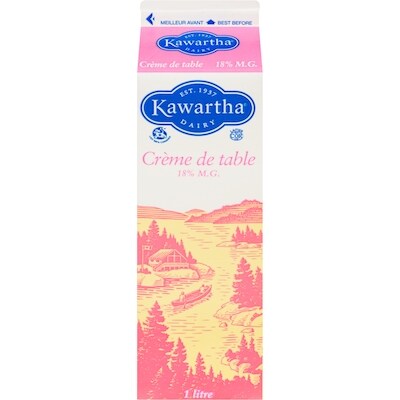 Kawartha Crème de table Kawartha 1 l, 0,71 $/100ml