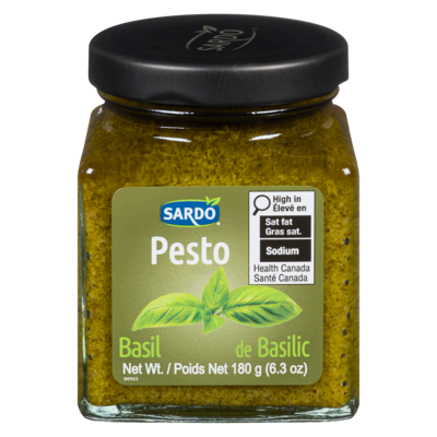 Sardo Basil Pesto 190 ml, $3.68/100ml