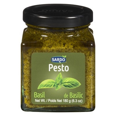 Sardo Basil Pesto 190 ml, $2.89/100ml