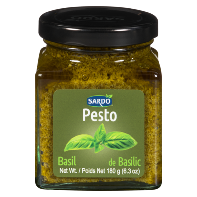 Sardo Pesto au basilic 190 ml, 4,21 $/100ml
