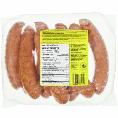 Saucisses de porc fumées originales