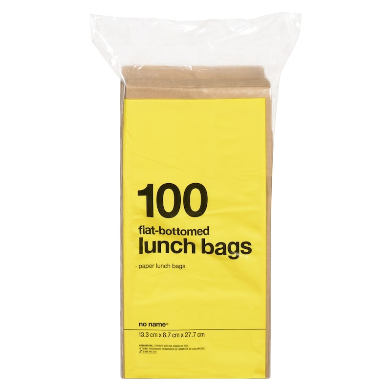 Flat-Bottomed Lunch Bags 