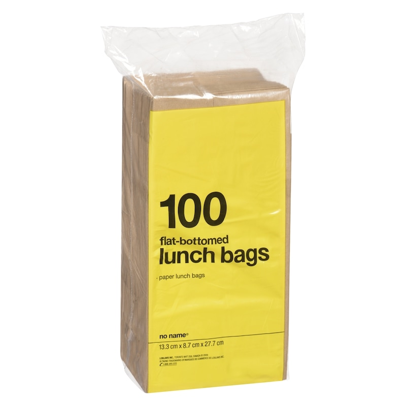 Flat-Bottomed Lunch Bags 
