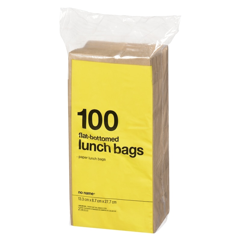 Flat-Bottomed Lunch Bags 