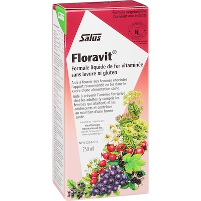 Supplément liquide de fer à base d’herbes Floravit