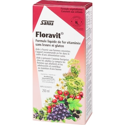 Supplément liquide de fer à base d’herbes Floravit