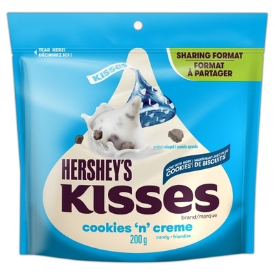 Hershey's Kisses Cookies 'N' Creme Candies 200 g, $3.00/100g