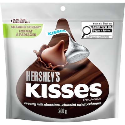 Hershey's Chocolate Iconic Kisses Milk 200 g, $2.75/100g