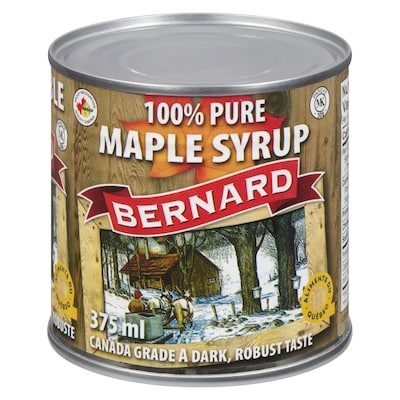 Bernard Maple Syrup, Dark 375 ml, $2.27/100ml