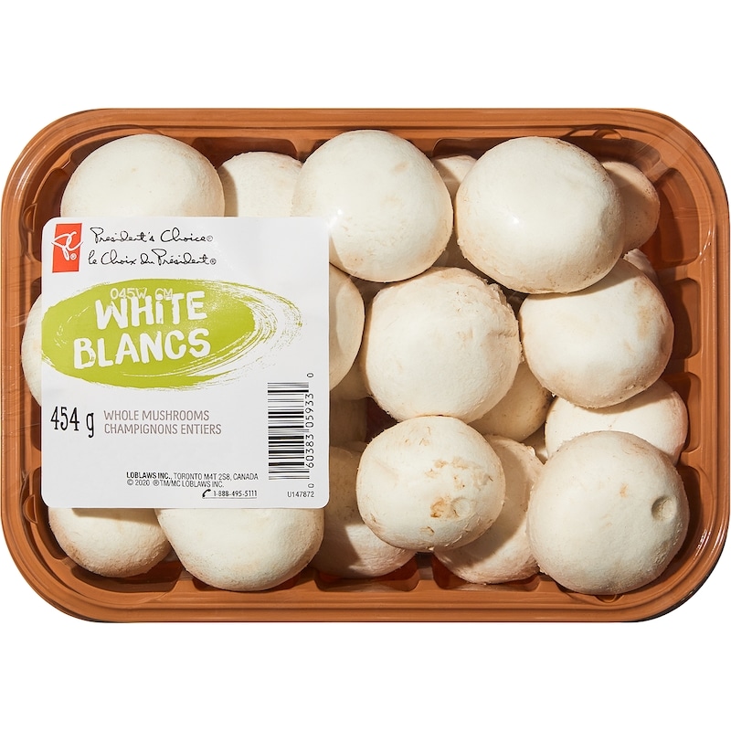 Whole White Mushrooms