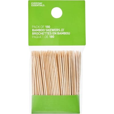 Everyday Essentials 180-Piece Bamboo Skewer Set 180x1.0 ea, $0.01/1ea