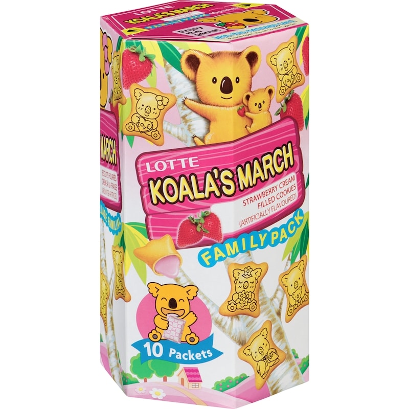 Koala'S March Biscuit Strawberry Family Size