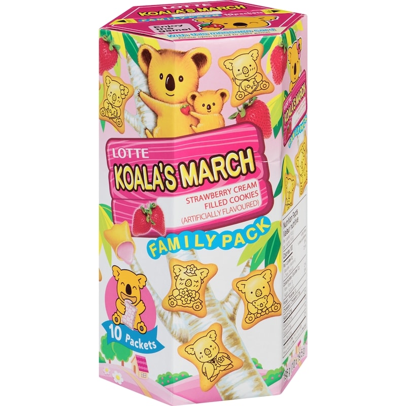 Koala'S March Biscuit Strawberry Family Size