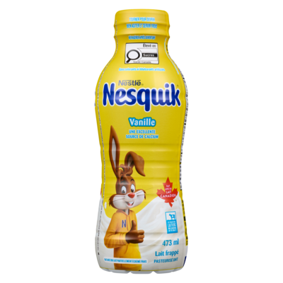 Nestlé Lait frappé à la vanille Nesquik 473 ml, 0,70 $/100ml