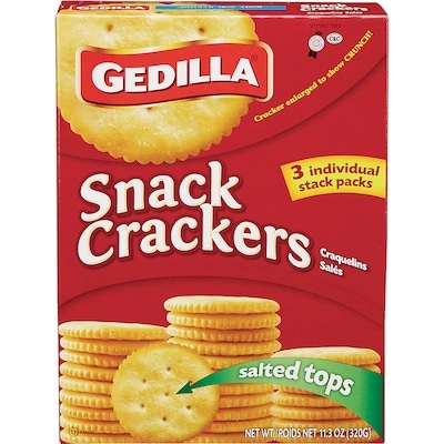 Gedilla Kosher Snack Crackers, Salted 320 g, $3.75/100g