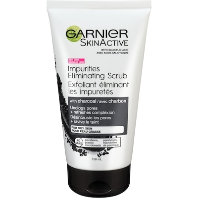 Garnier Skinactive Clean+ Clean+ Impurities Eliminating Scrub     150 ml, $7.99/100ml