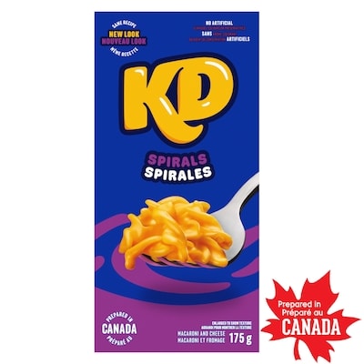 Kraft Macaroni au fromage spirales, boîte 175 g, 1,71 $/100g