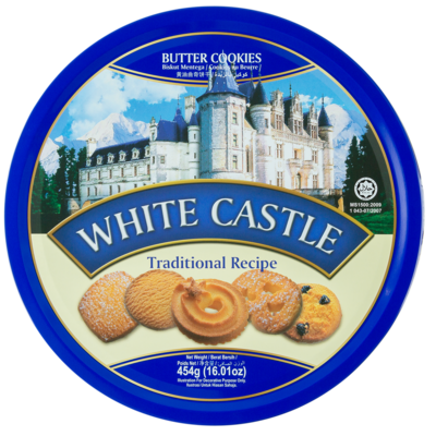 White Castle Butter Cookies 454 g, $1.21/100g