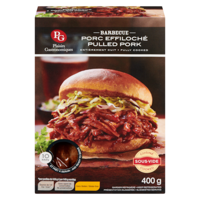 Plaisirs Gastronomiques Porc effiloché barbecue 400 g, 2,38 $/100g