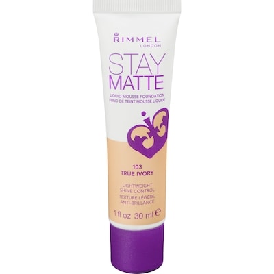 Rimmel London Stay Matte Foundation, True Ivory 1 ea, $9.99/1ea