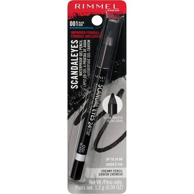 Rimmel London Scandaleyes Waterproof Gel Pencil 001 Black 1 ea, $8.99/1ea