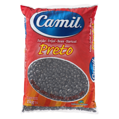 Camil Bean Preto 1 kg, $0.75/100g