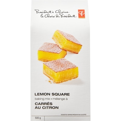 le Choix du Président Mélange à carrés au citron 500 g, 1,20 $/100g