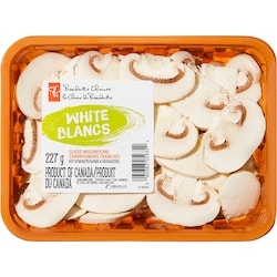 Sliced White Mushrooms