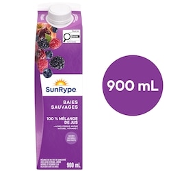 SunRype Jus de baies sauvages 900 ml, 0,28 $/100ml