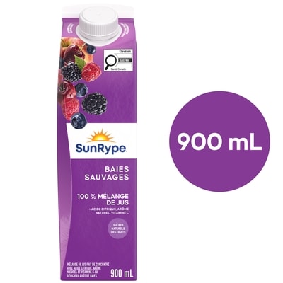 SunRype Jus de baies sauvages 900 ml, 0,28 $/100ml