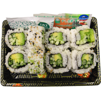 T&T Avocado Cucumber Roll  (After 11am) 250 g, $2.00/100g