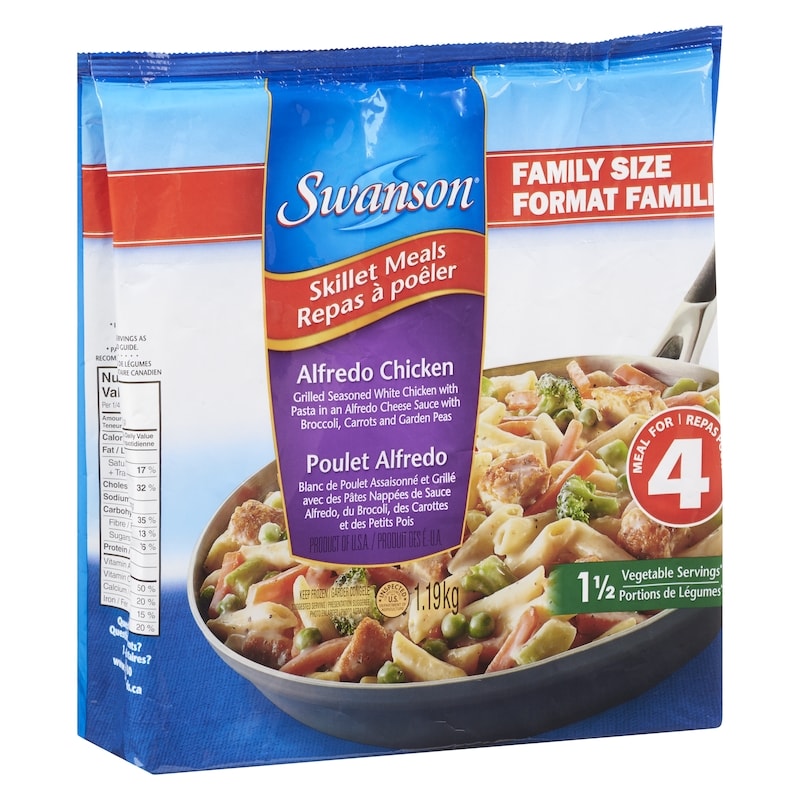 Skillet Meals, Family Size Alfredo Chicken