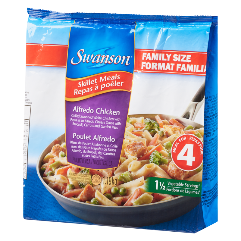 Skillet Meals, Family Size Alfredo Chicken