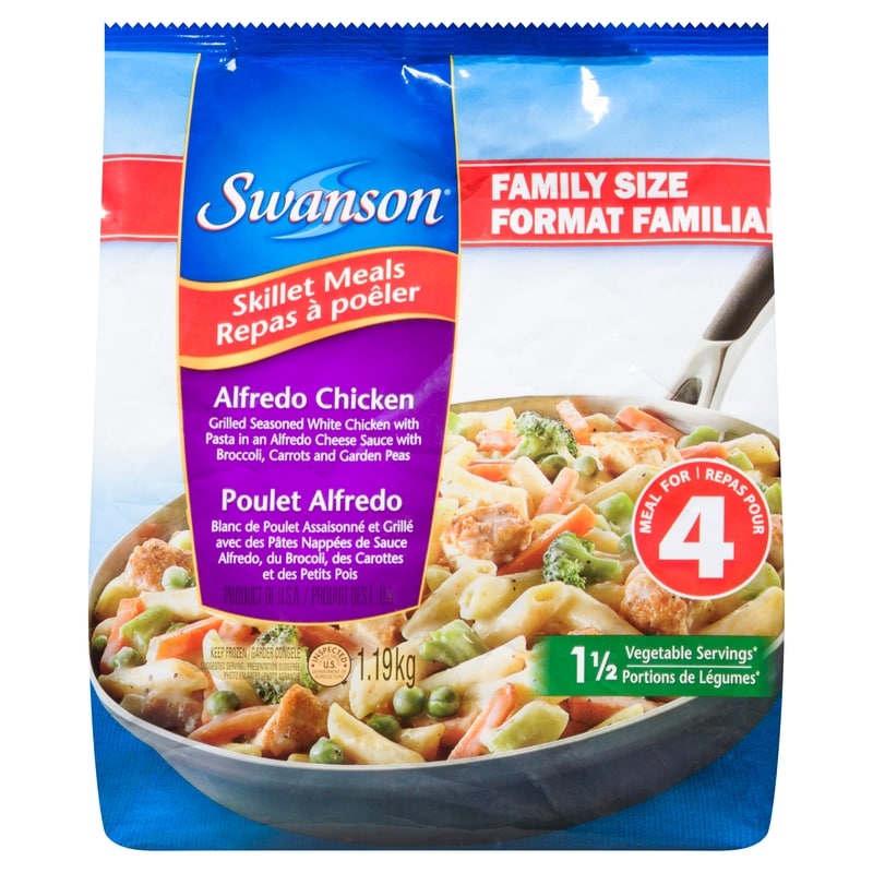 Skillet Meals, Family Size Alfredo Chicken