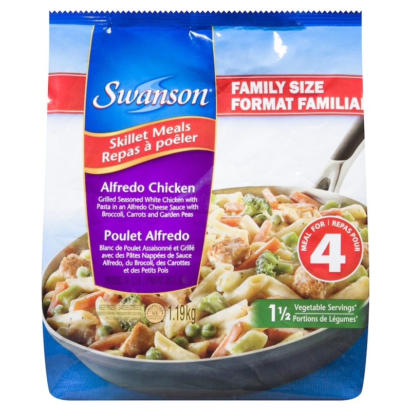 Skillet Meals, Family Size Alfredo Chicken