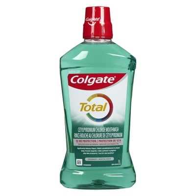 Colgate Rince-bouche Total à ferlement de menthe verte 1 l, 0,90 $/100ml