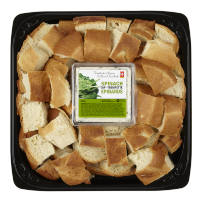 null Sourdough & Spinach Dip Party Tray 1 ea